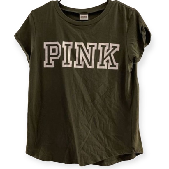 PINK Victoria's Secret Tops - Pink Women’s T-shirt‎ Size M